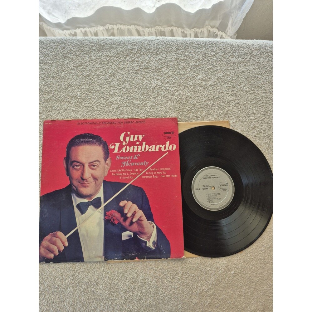 GUY LOMBARDO ~ SWEET & HEAVENLY ~ SPC-3073 ~ 1967 ~ LP ~ EX